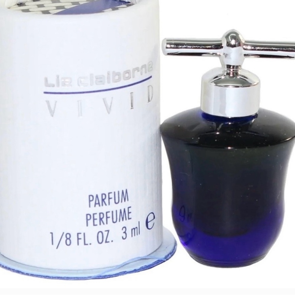 Liz Claiborne Vivid Fragrance with Black and Cream Design